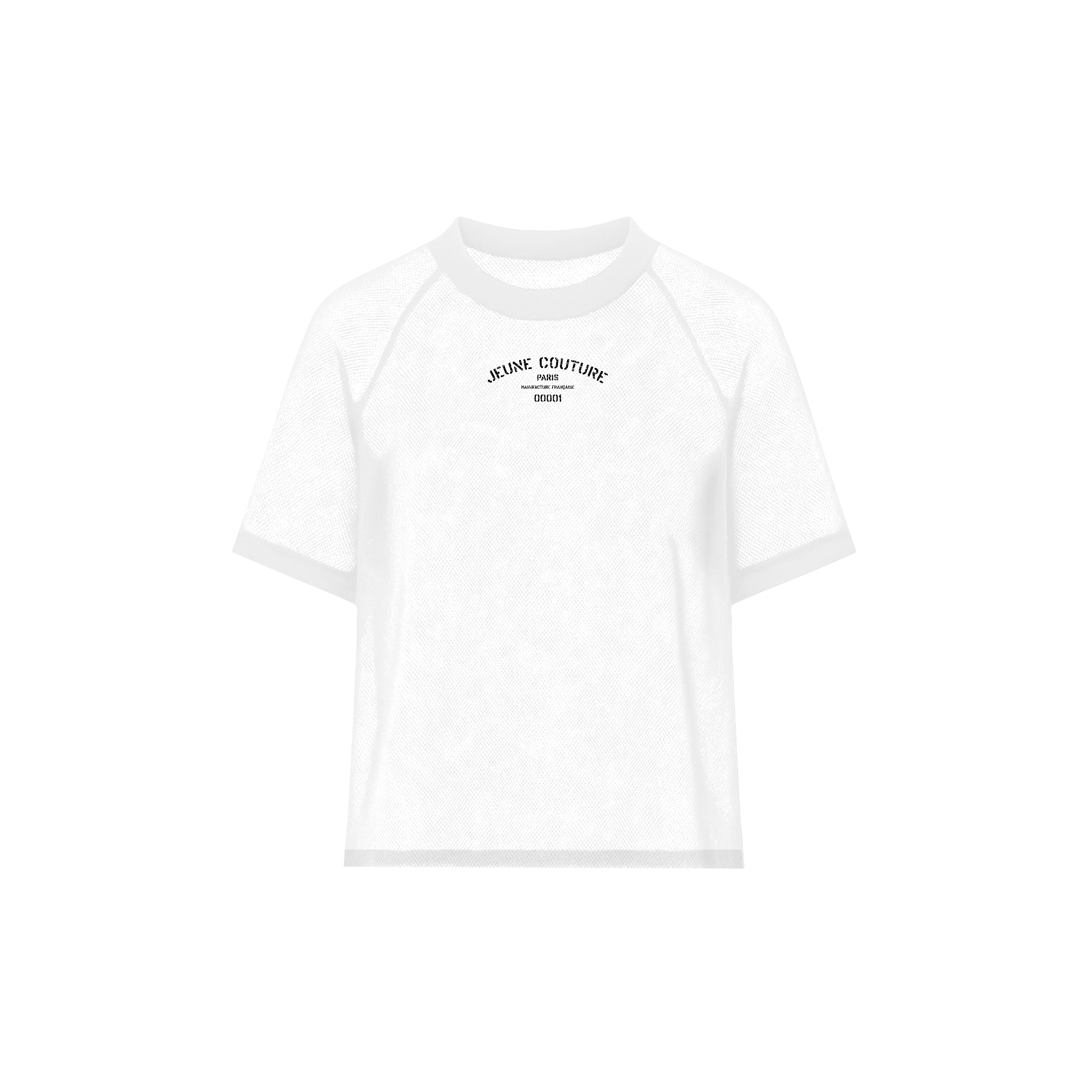 white seam T-shirt