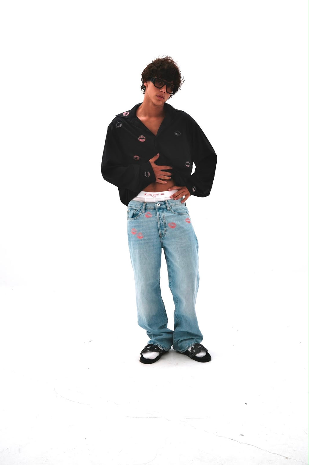 Black Bisou trousers