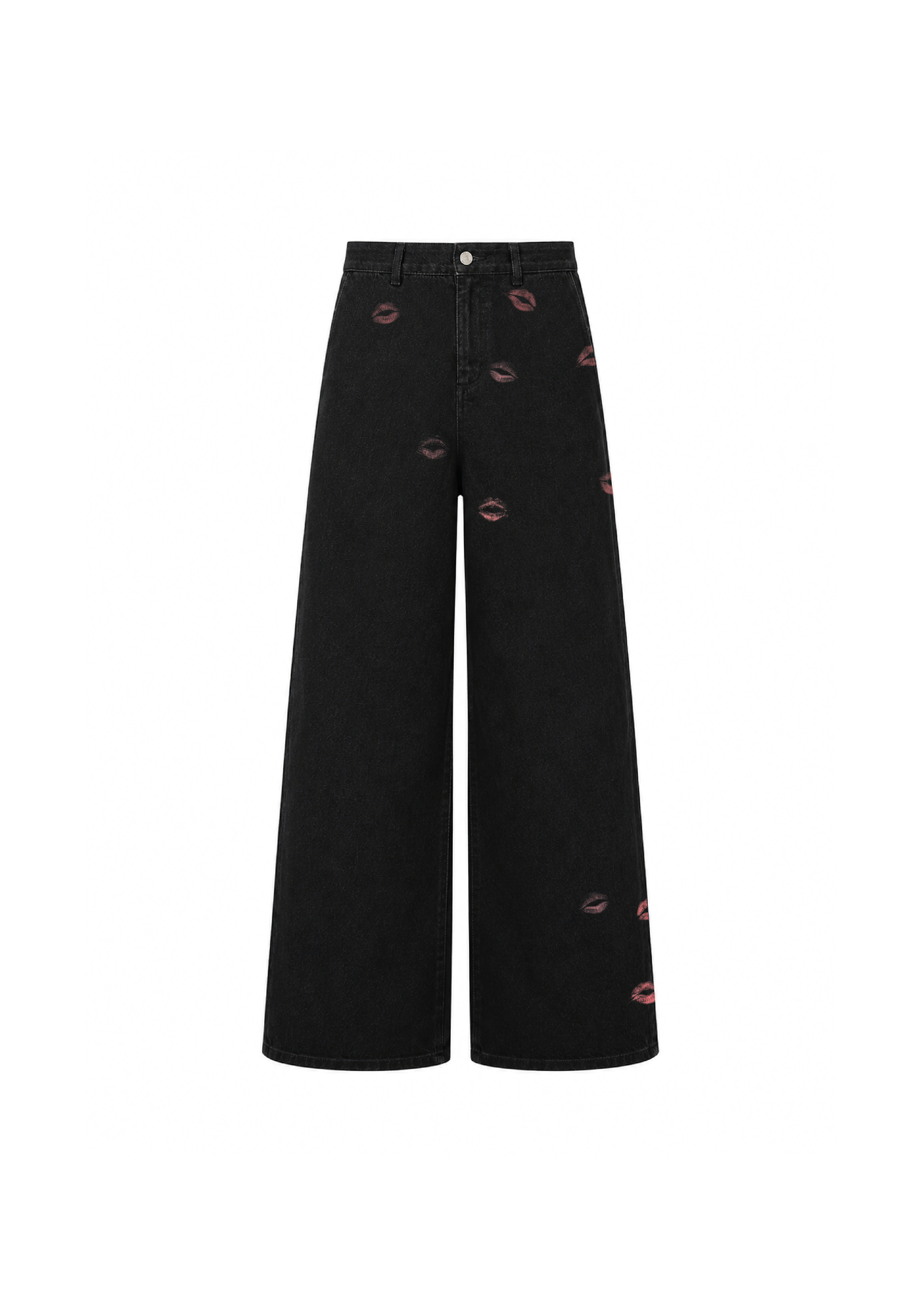Pantalon denim noir
