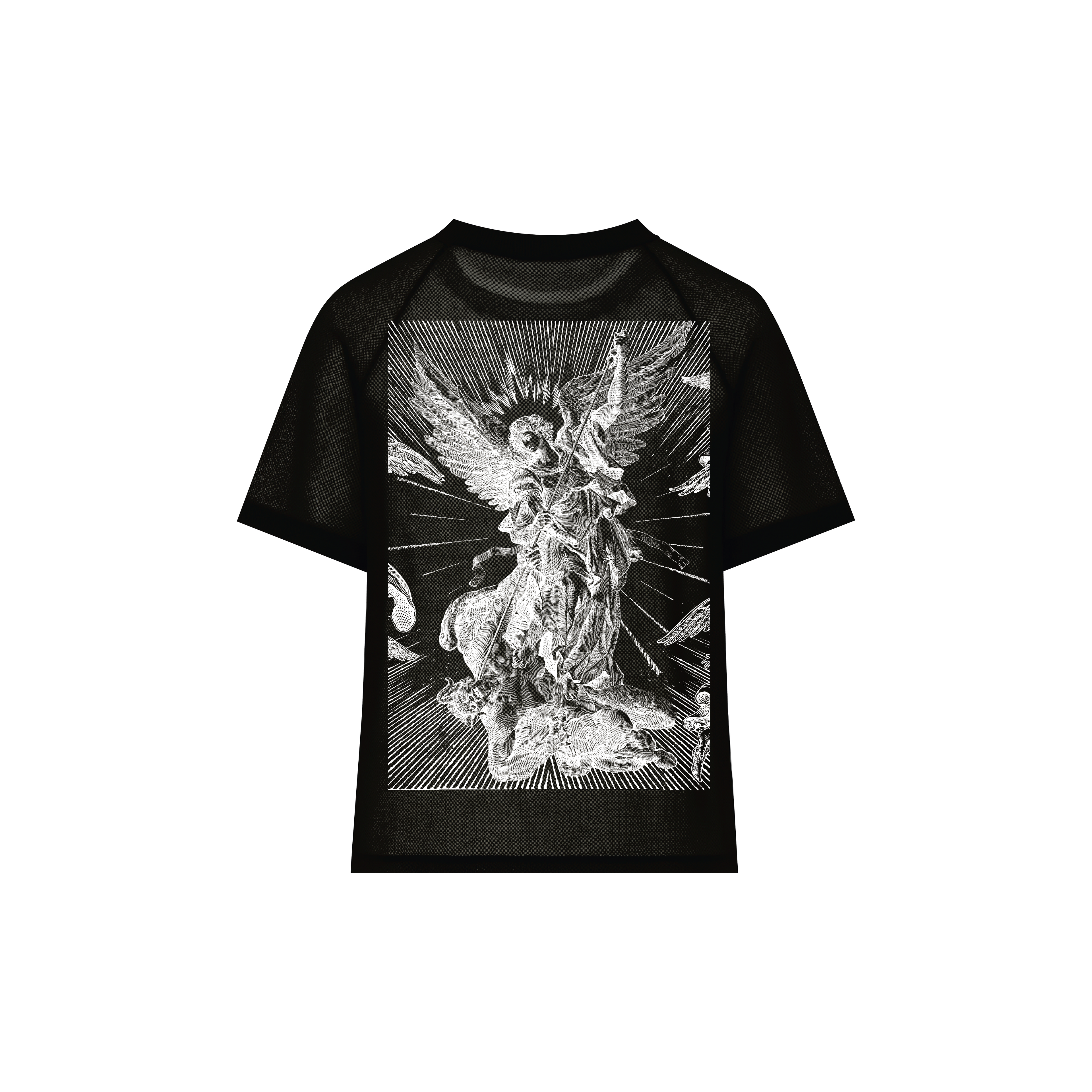 black tattoo t-shirt