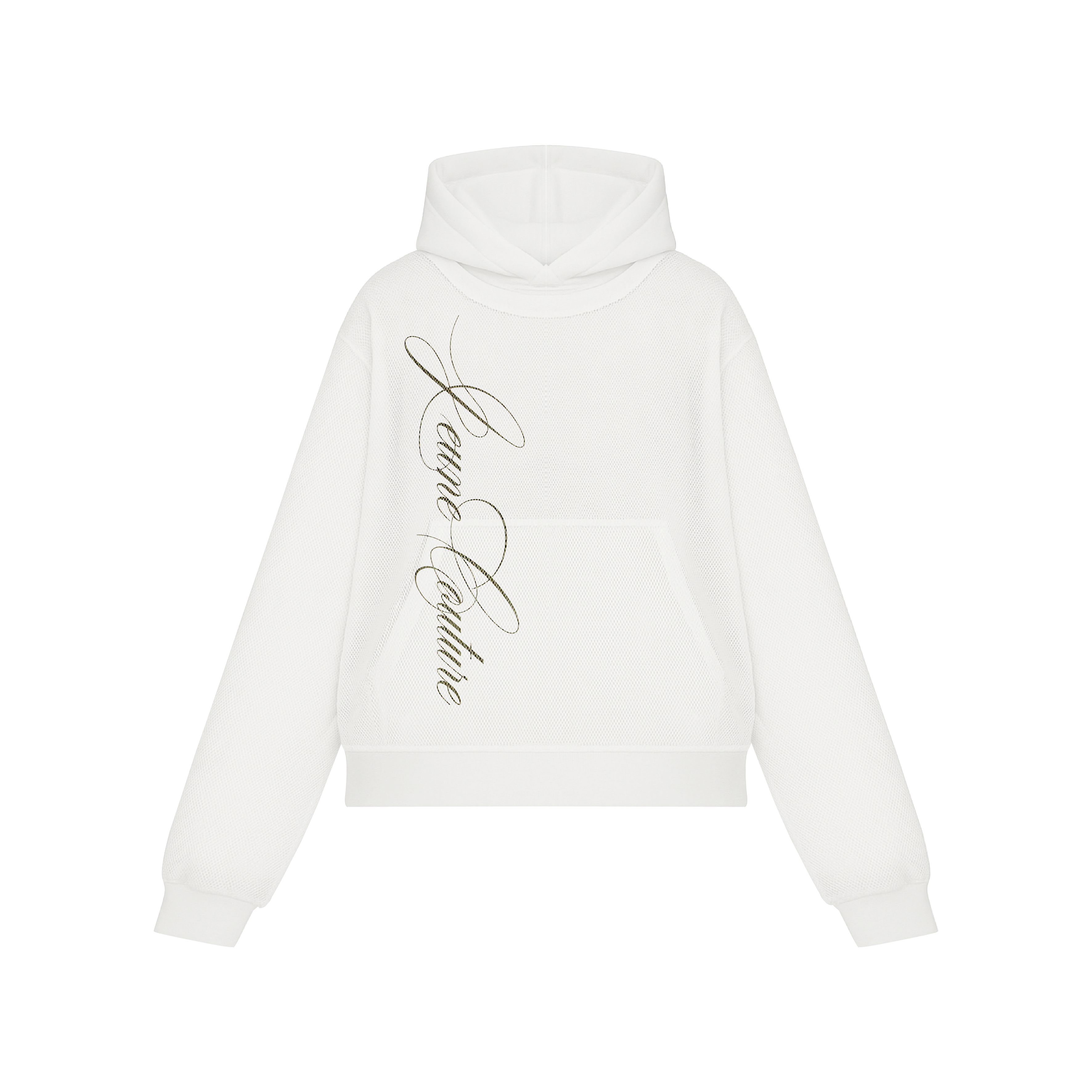 Signature white hoodie