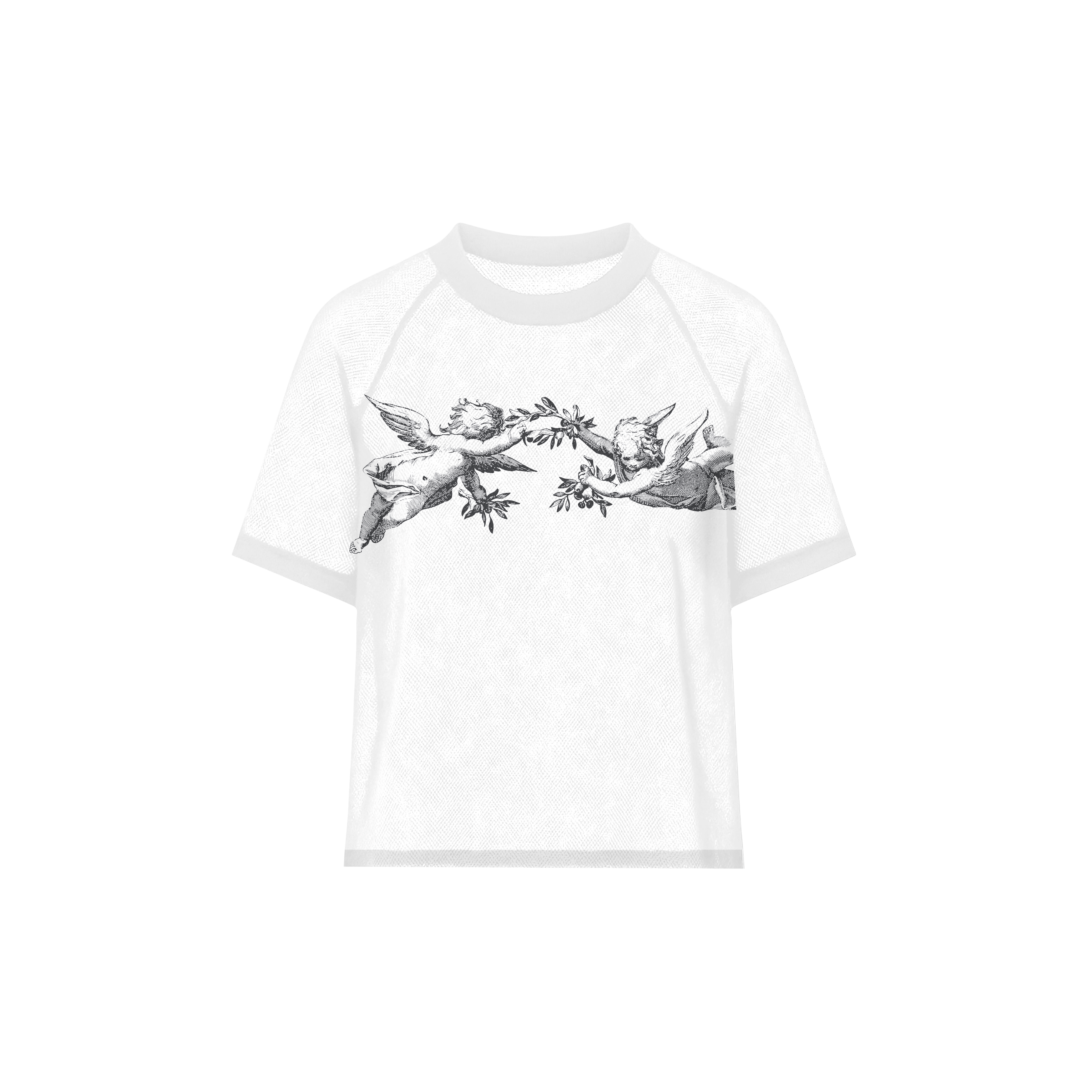 white tattoo t-shirt