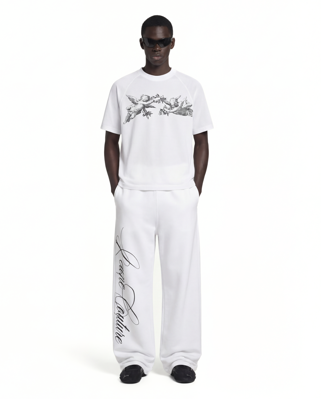 white tattoo t-shirt