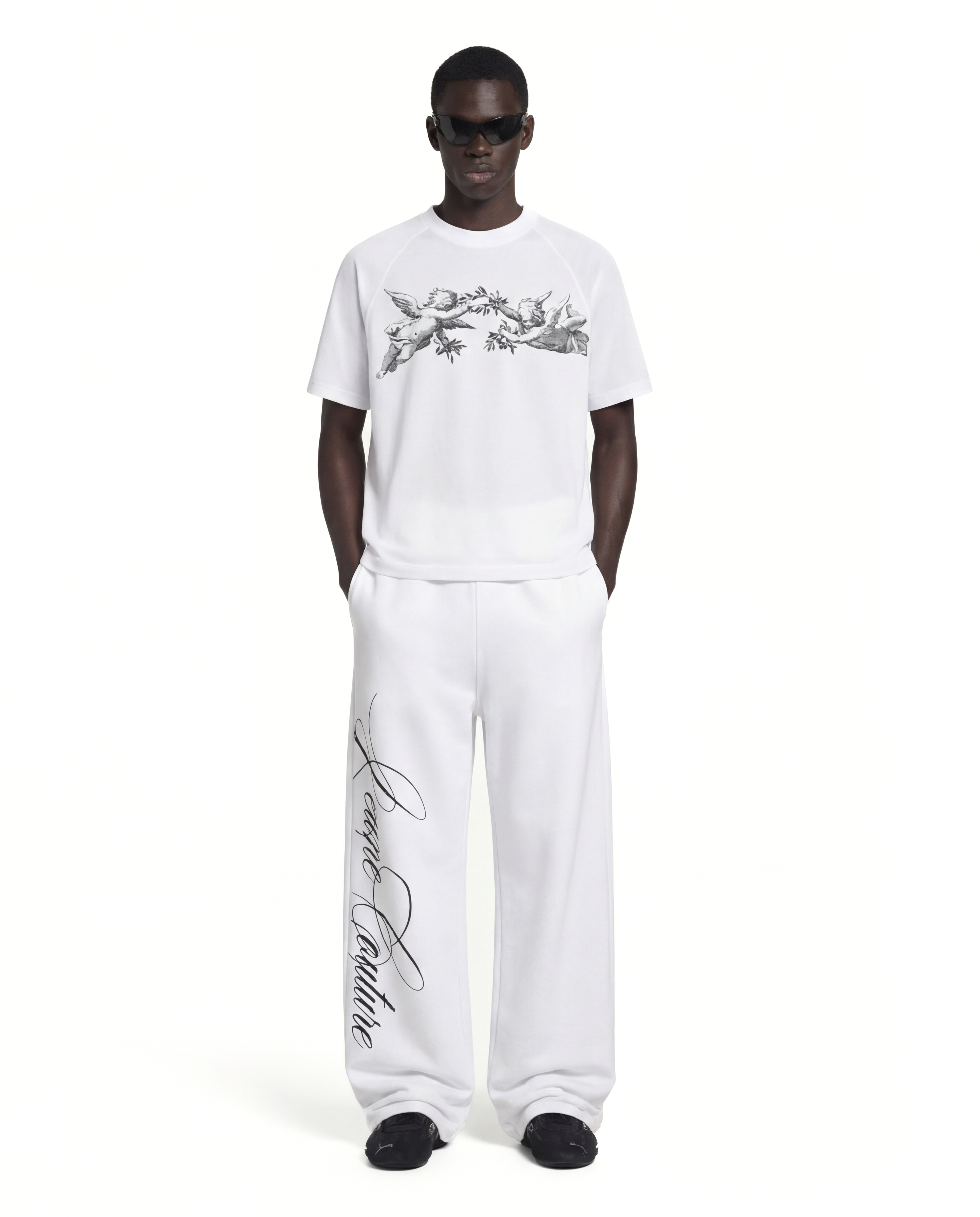 white tattoo t-shirt