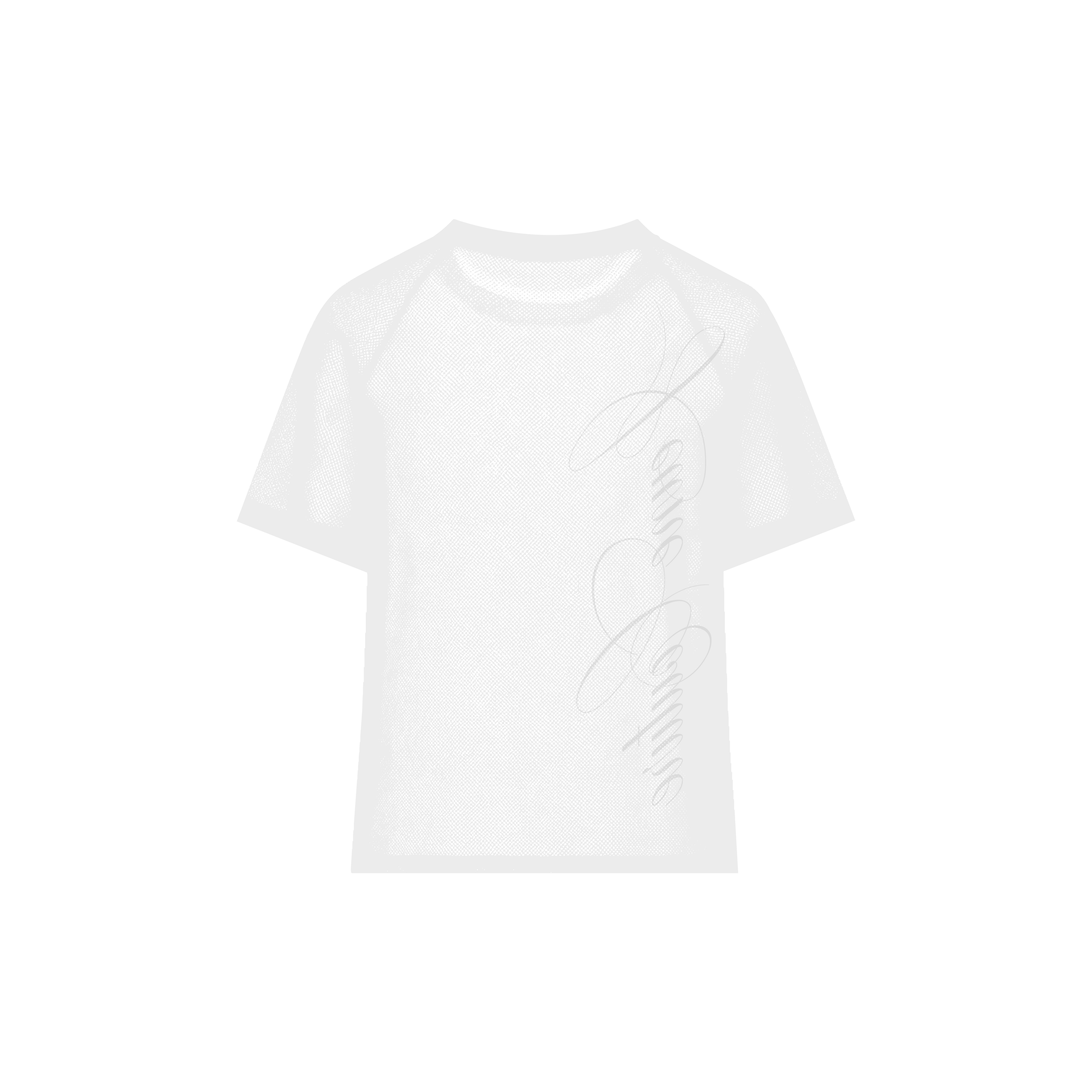 white seam T-shirt