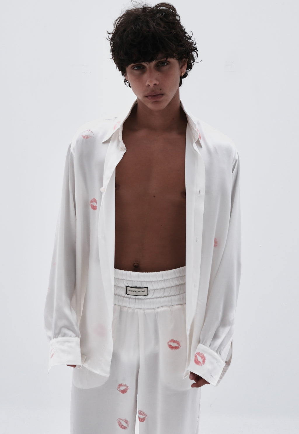 Chemise bisou blanc