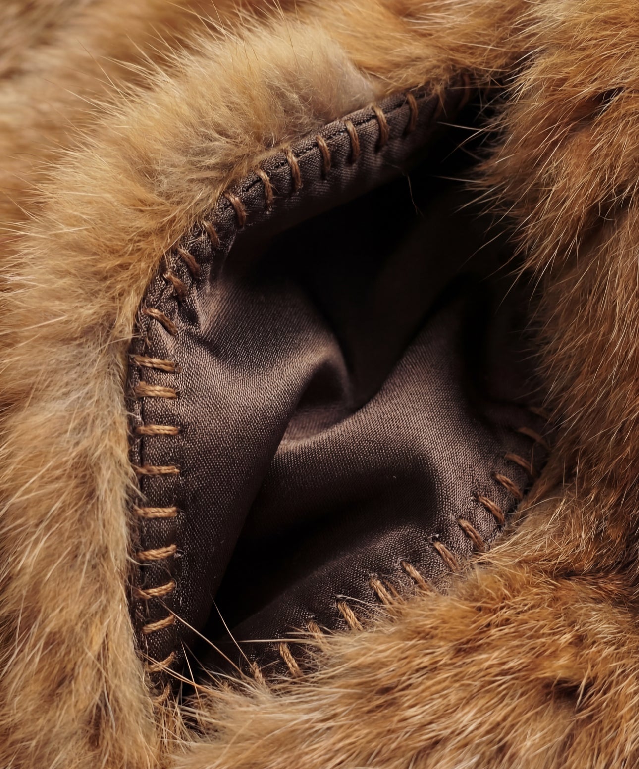 Fox fur hoodie 