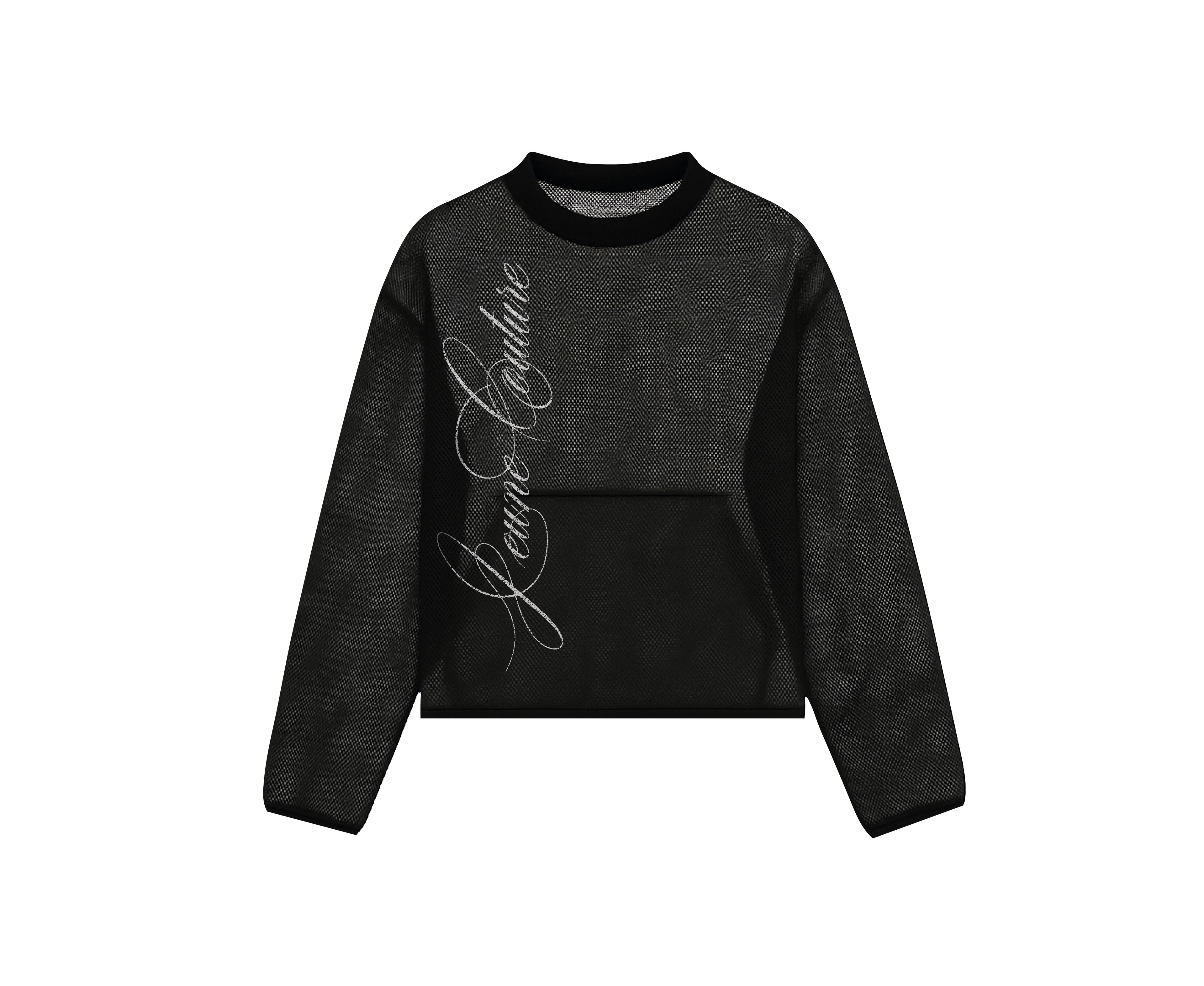 Signature black hoodie