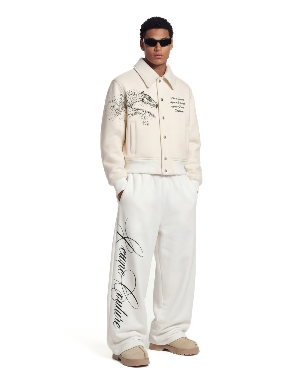 Signature white trousers