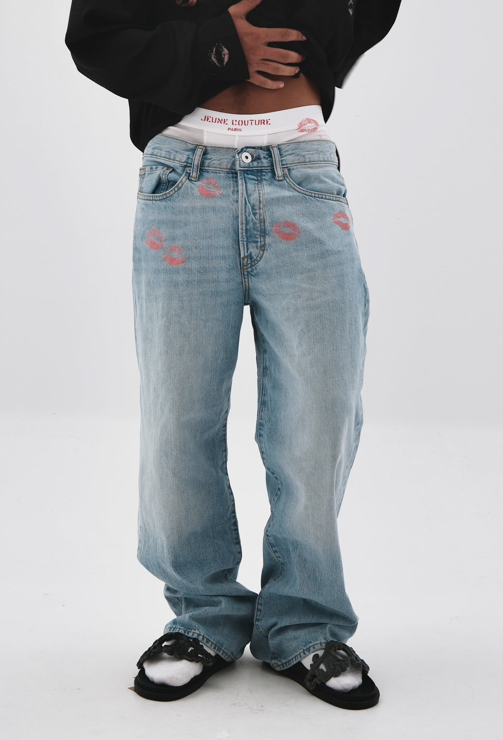 Black Bisou trousers