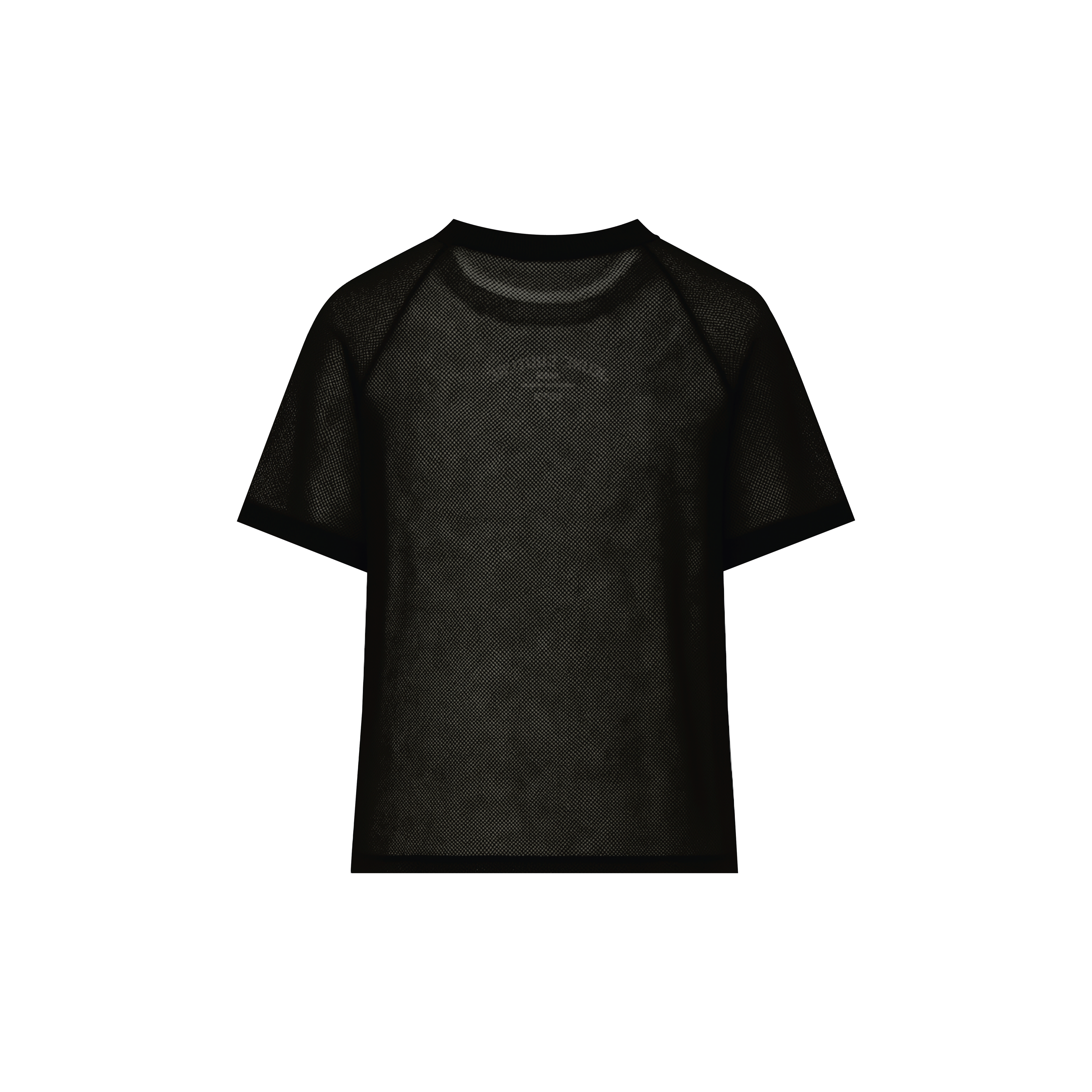 Mesh stitching T-shirt