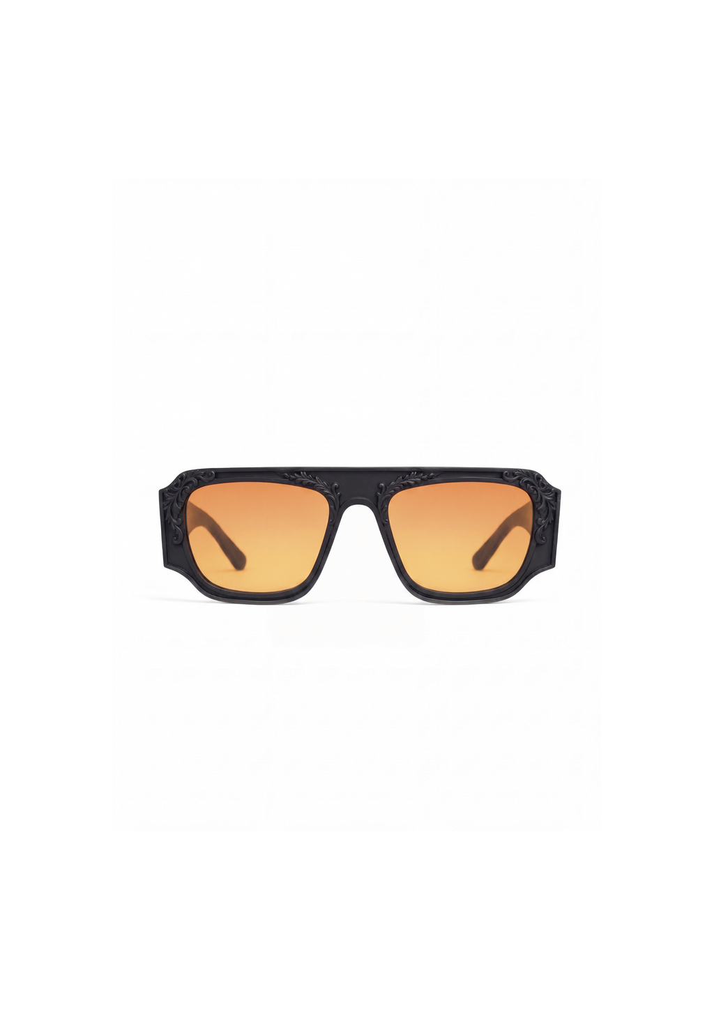 Noir aviateur orange