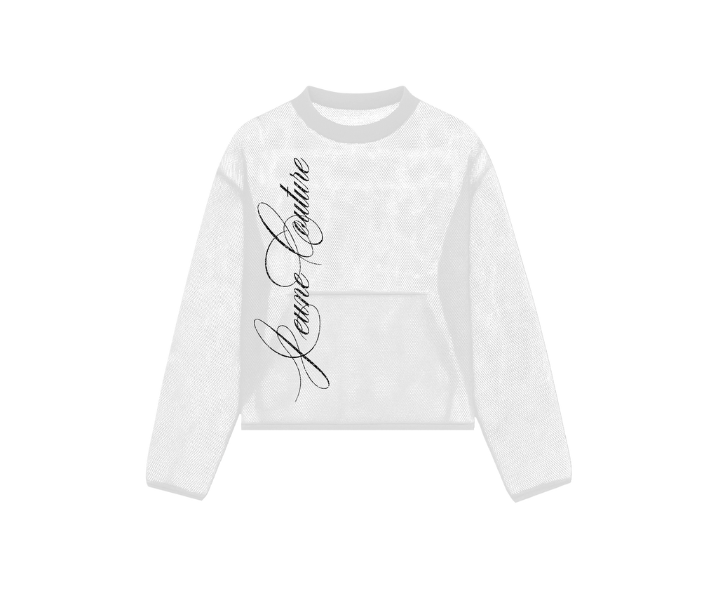 Signature white hoodie