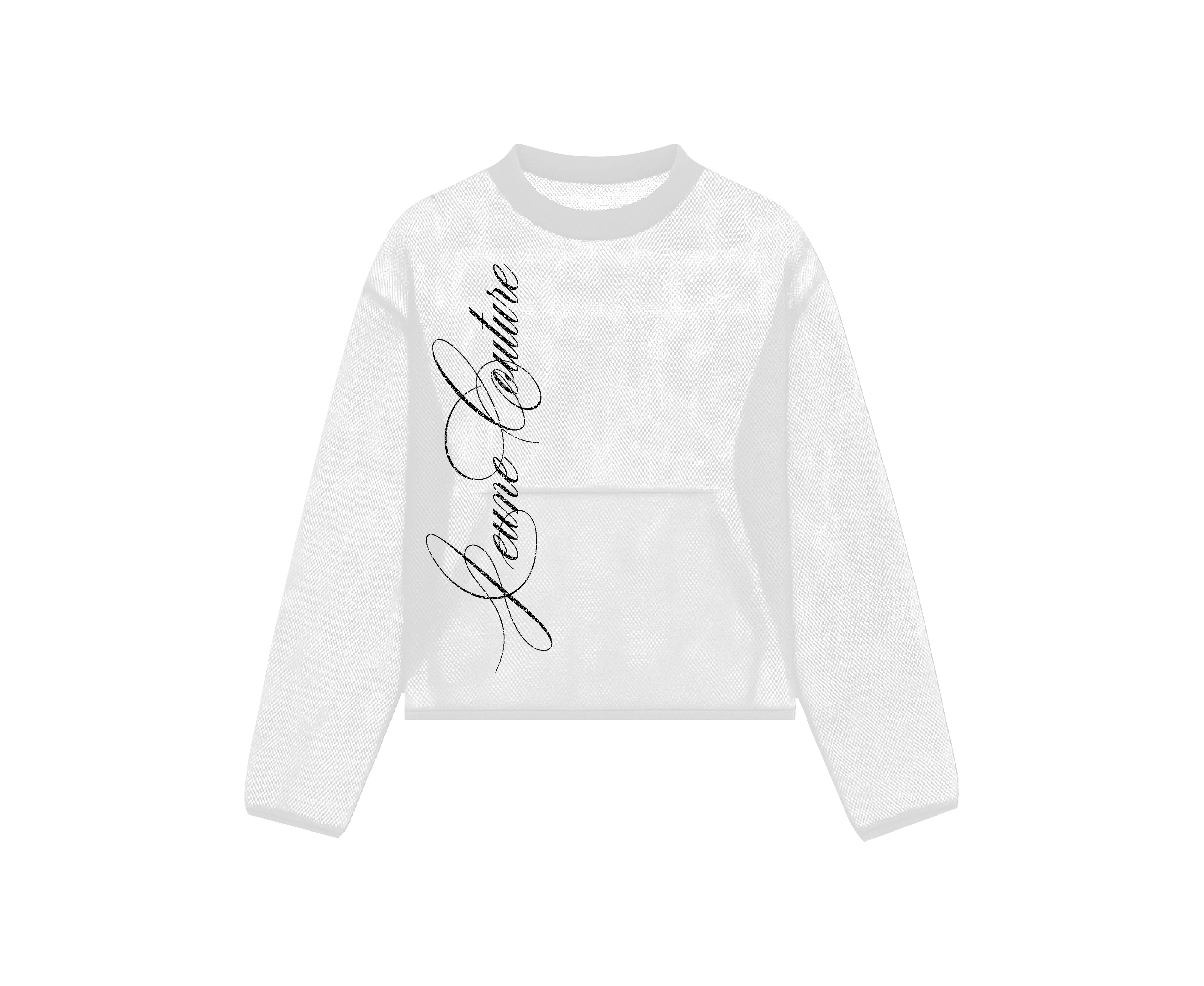 Signature white hoodie