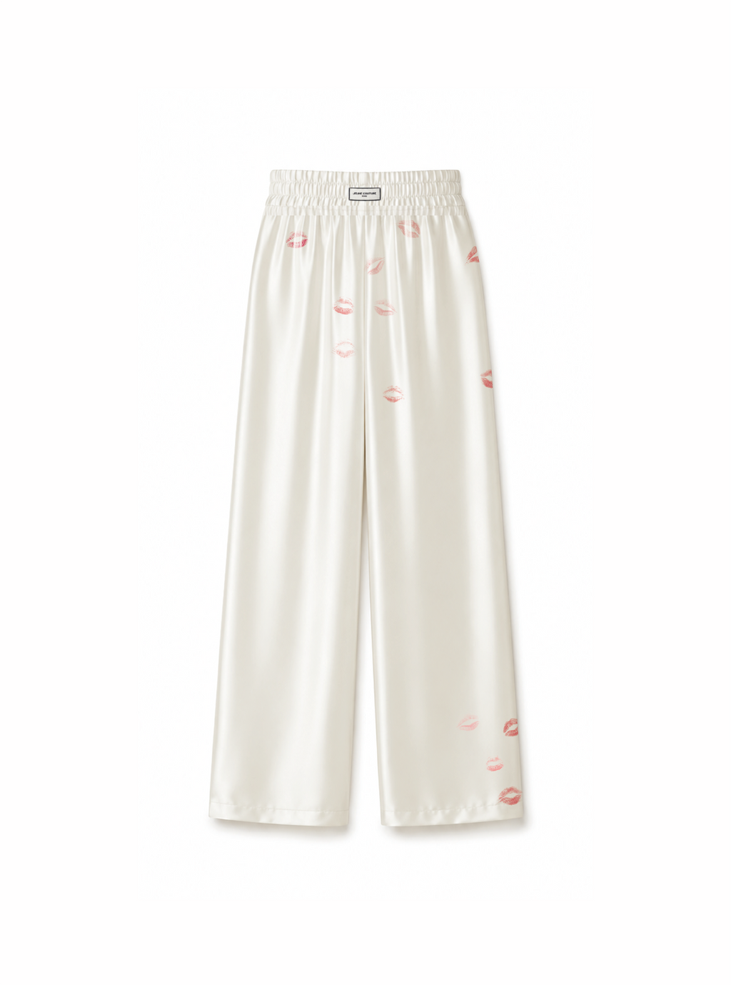 white kiss trousers
