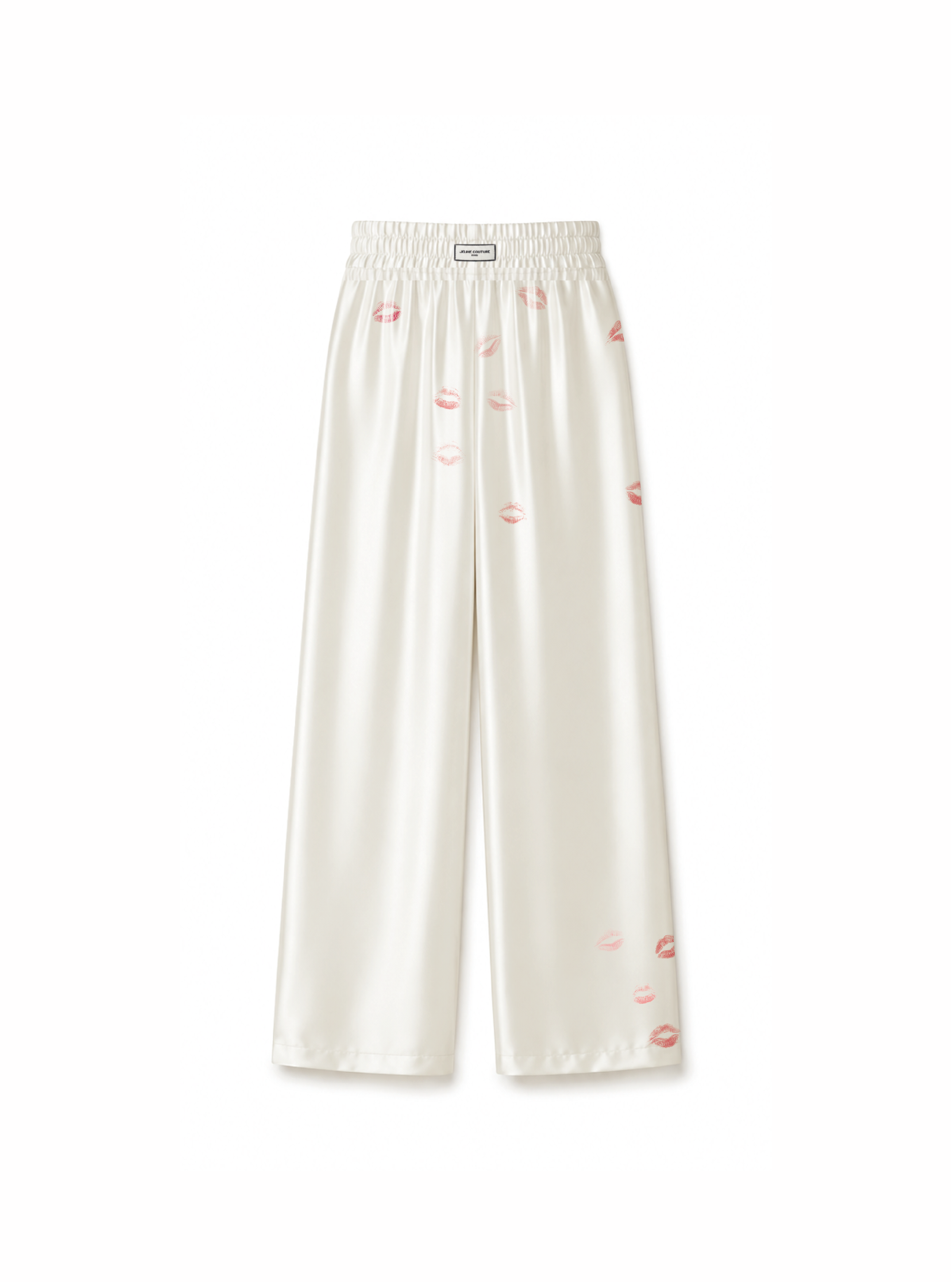 white kiss trousers