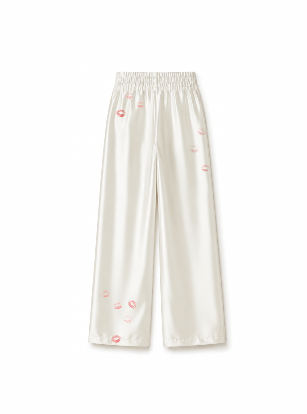 white kiss trousers