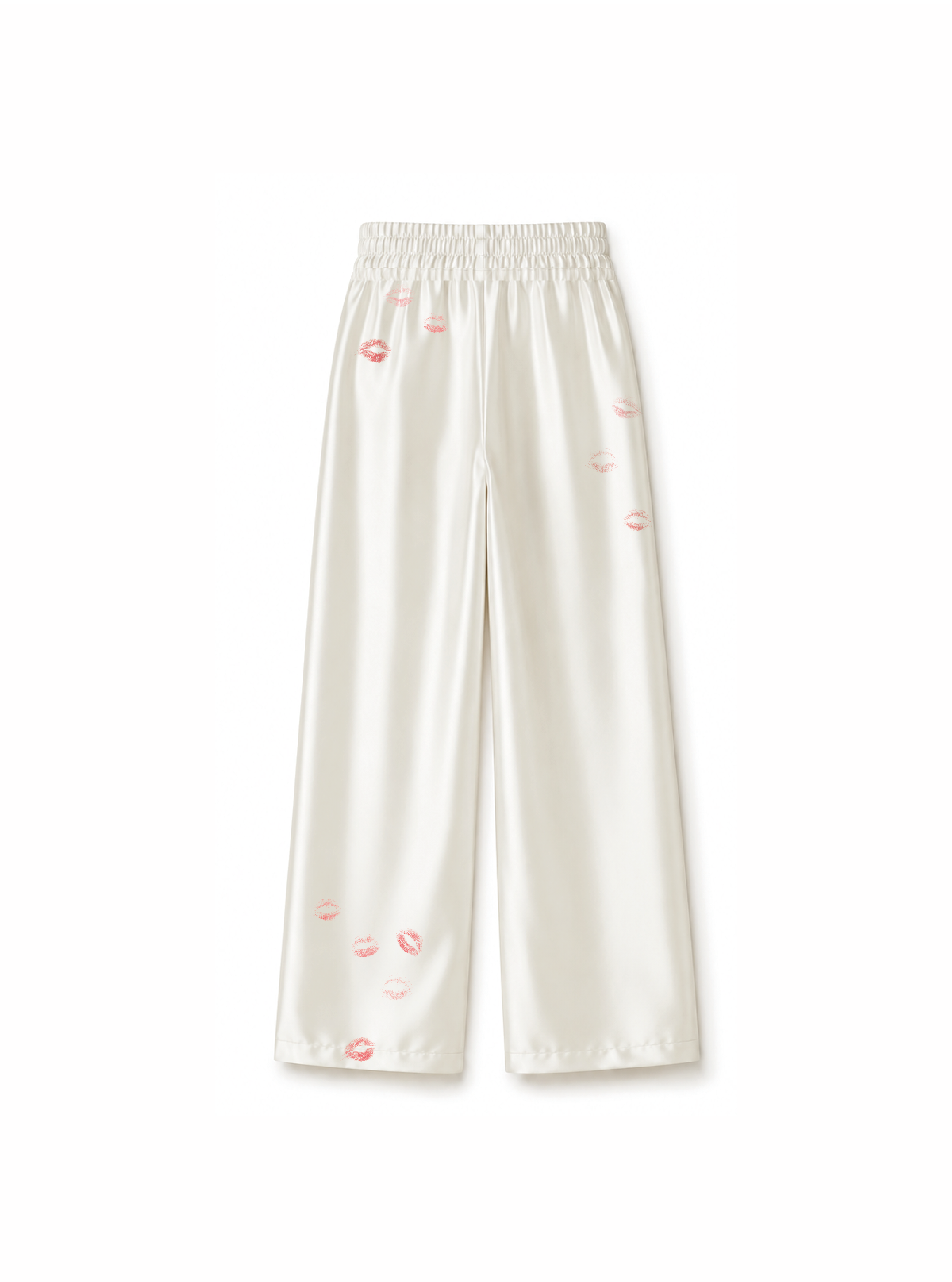 white kiss trousers