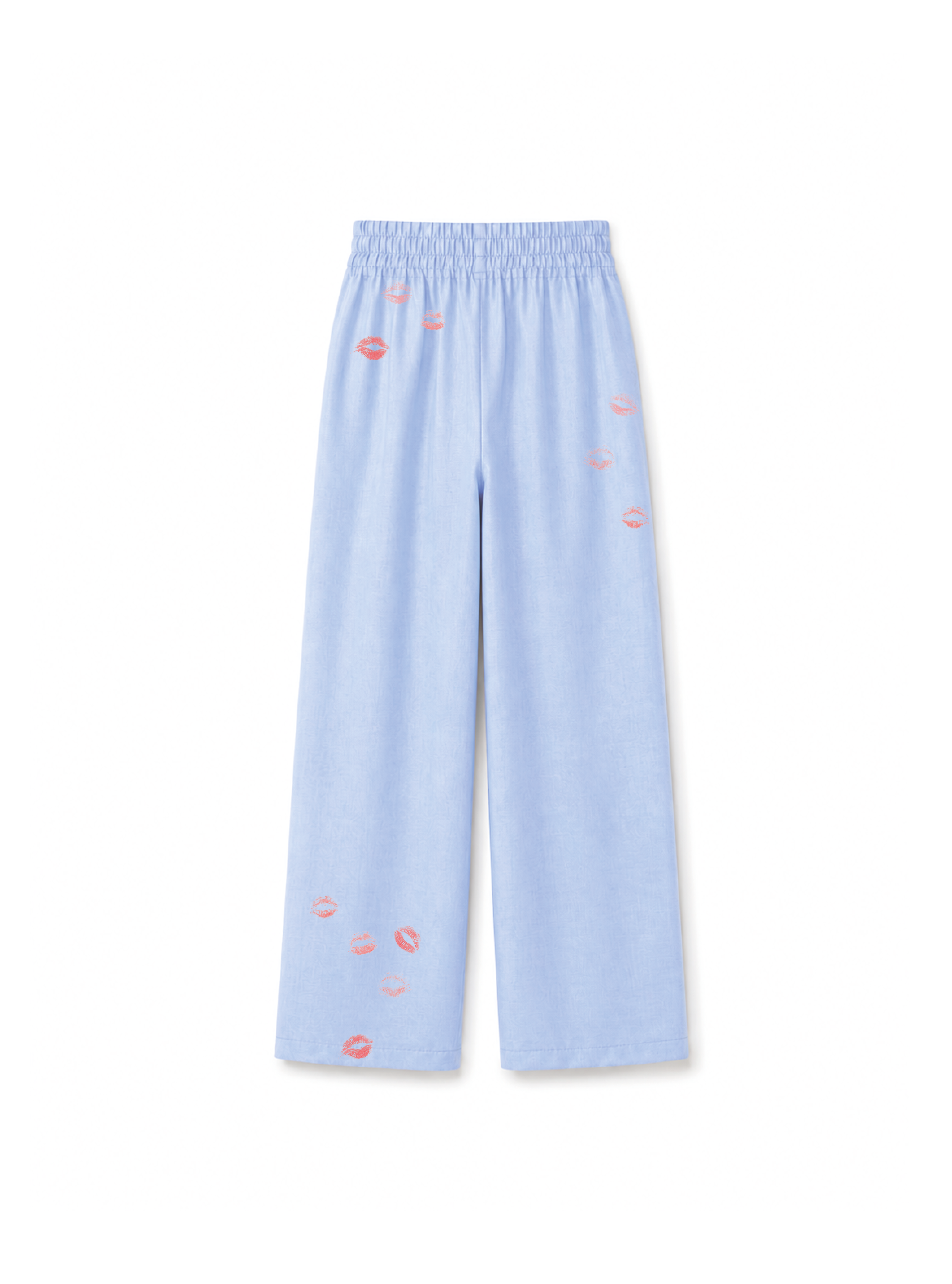 Blue kiss trousers