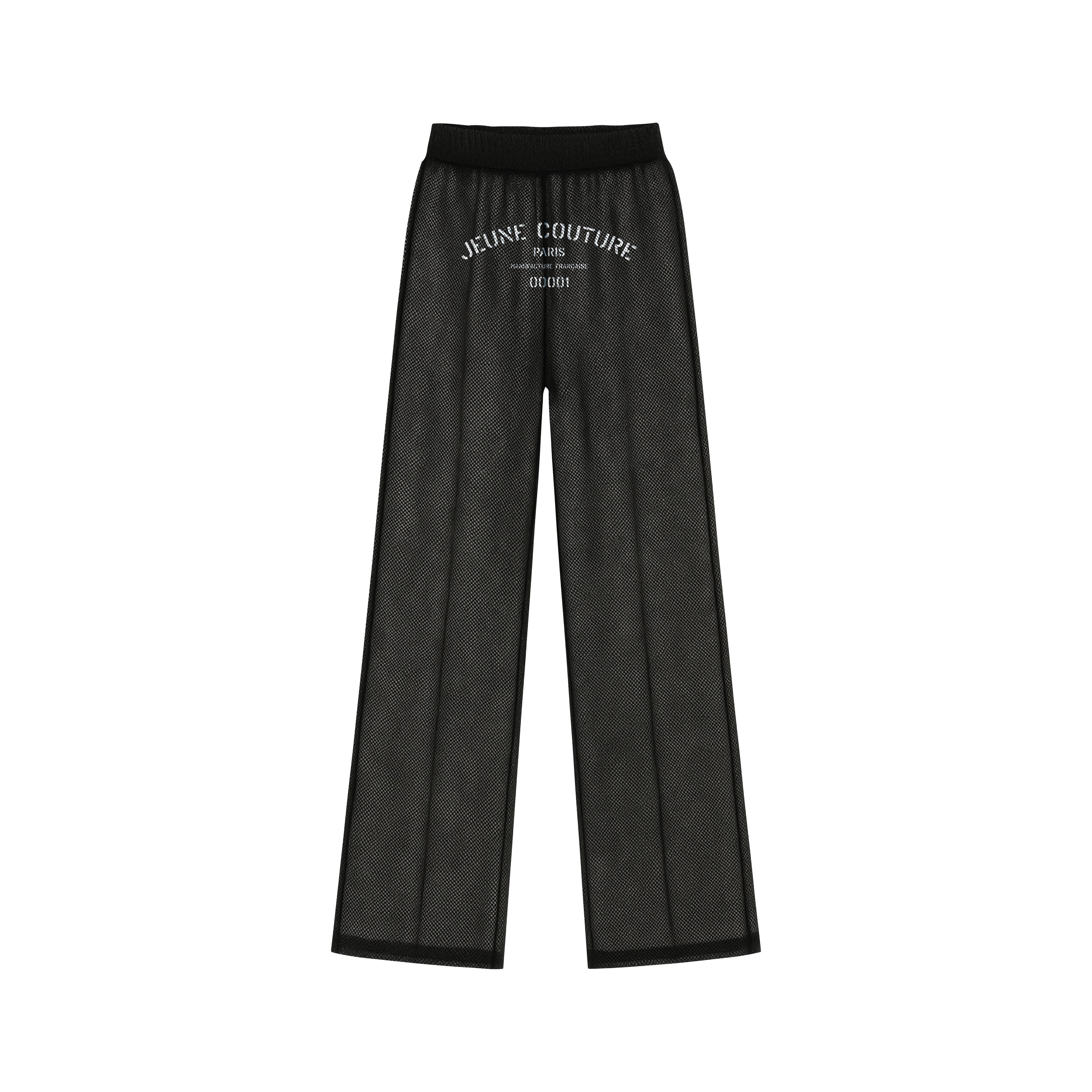 Black tailored trousers
