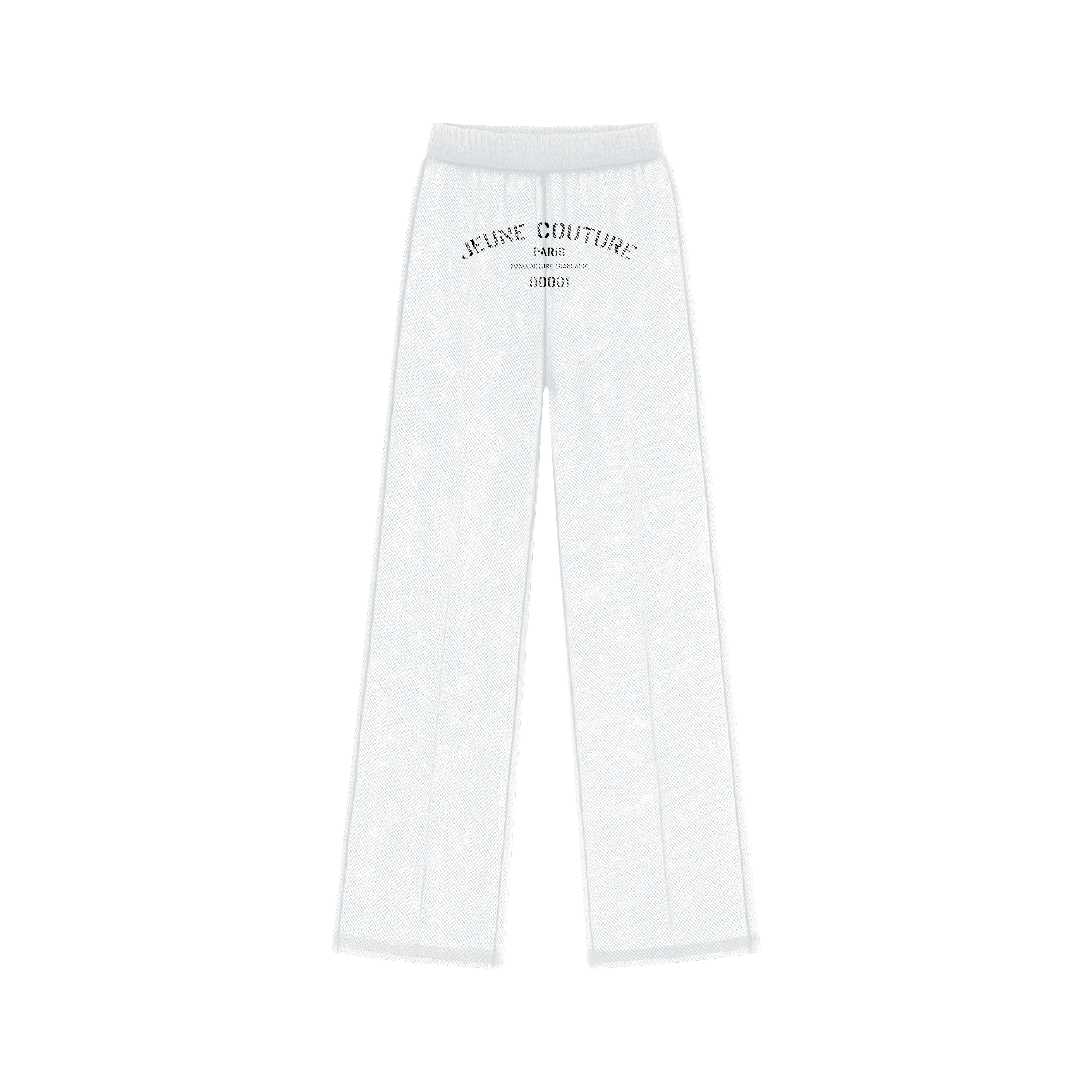 White tailored trousers