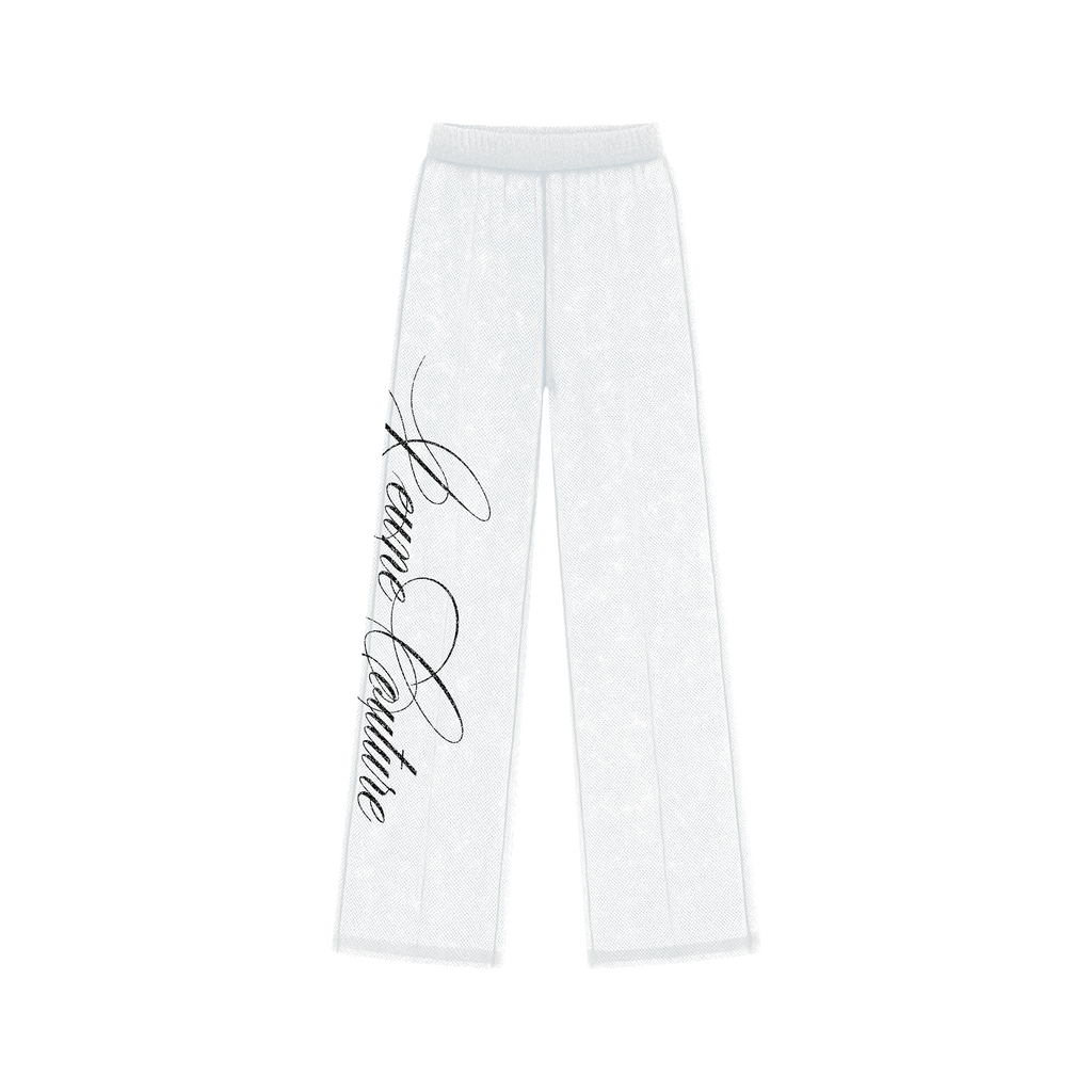 Signature white trousers