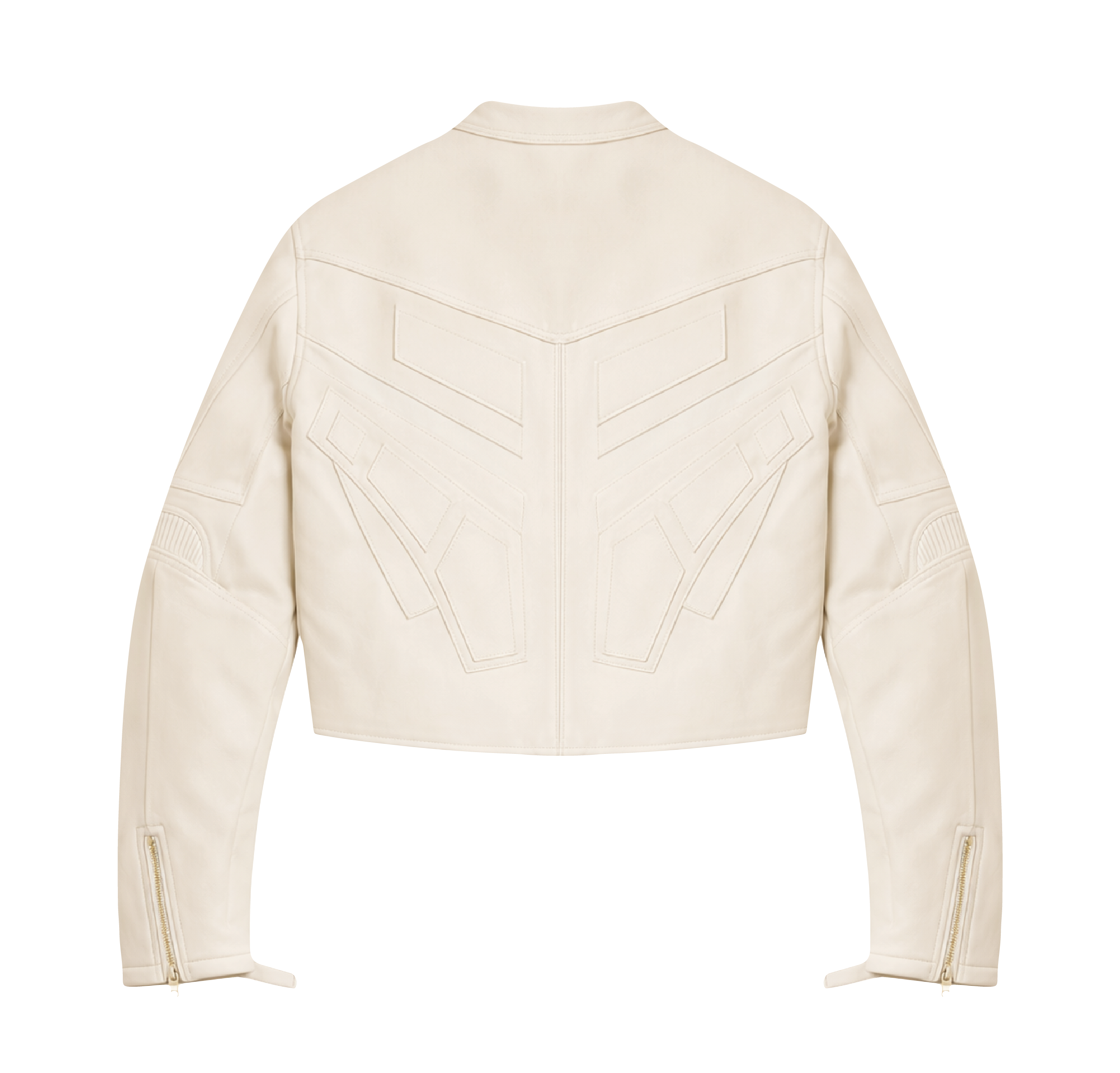 Beige Racing Jacket 