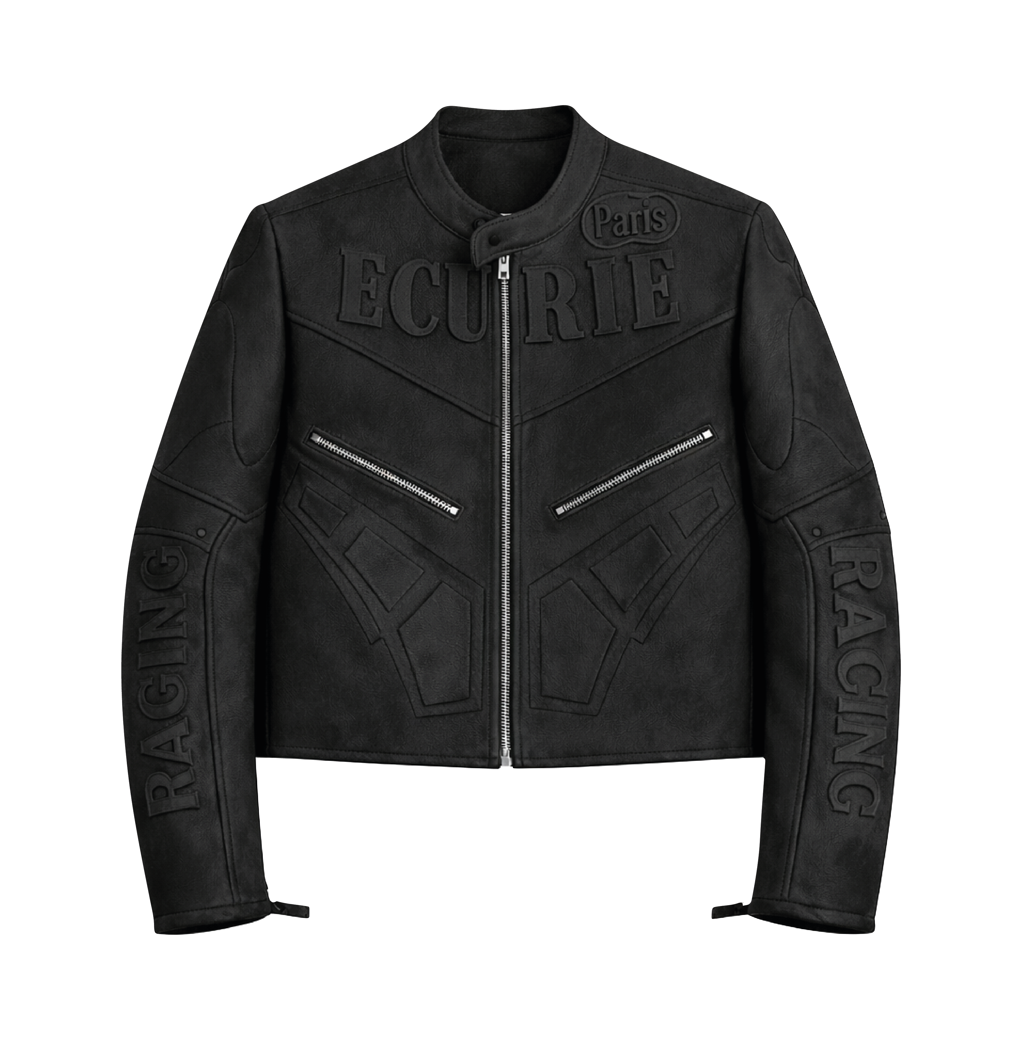 Black racing jacket